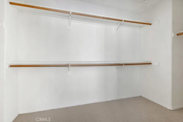 a close up view of racks on the wall