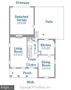 202 Witherspoon Road Baltimore, MD 21212 - Photo 60 of 62 Main level floorplan