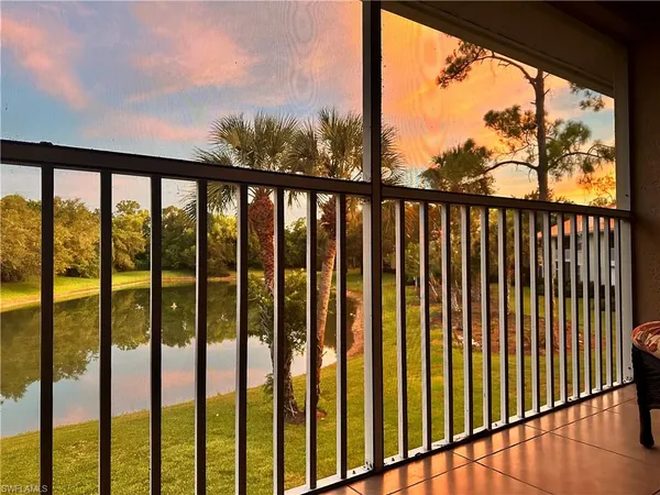 a view of a balcony
