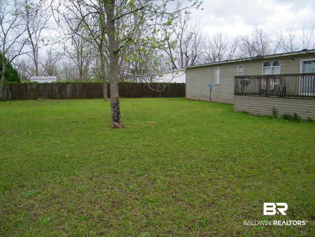 24613 Pecan Terrace Loxley, AL 36551 - Photo 14 of 15 Large back yard