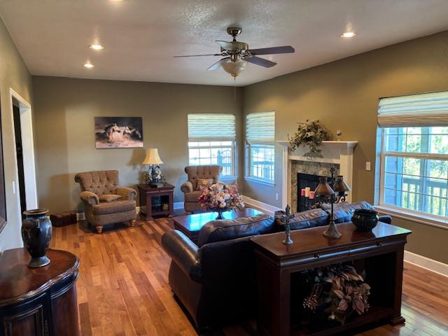 2579 Otter Trail Cool, CA 95614 - Photo 12 of 53 a living room with furniture and a fireplace
