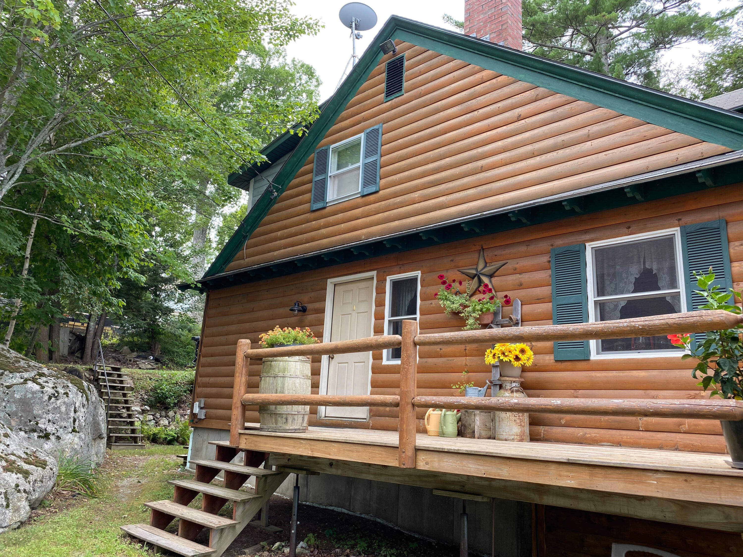 6 Short Road Orrington, ME 04474 - Photo 18 of 27 Deck and Stairs to Garage