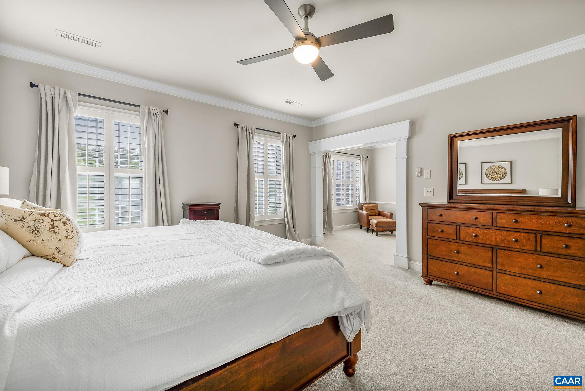 3399 Darby Road Keswick, VA 22947 - Photo 33 of 73 a bedroom with a bed and a dresser