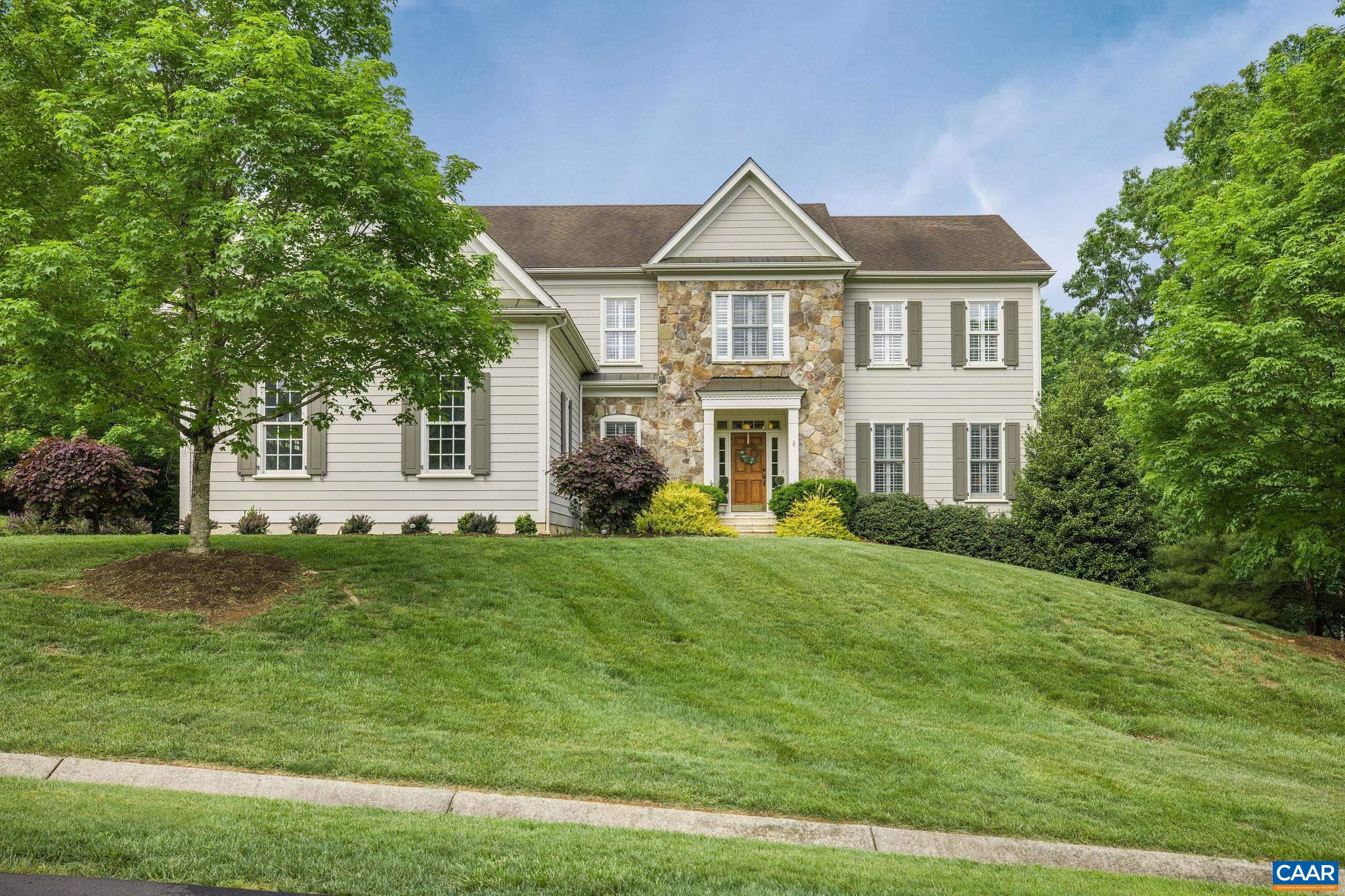 3399 Darby Road Keswick, VA 22947 - Photo 53 of 73 a front view of a house with a yard