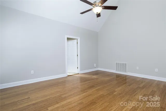 wooden floor in an empty room