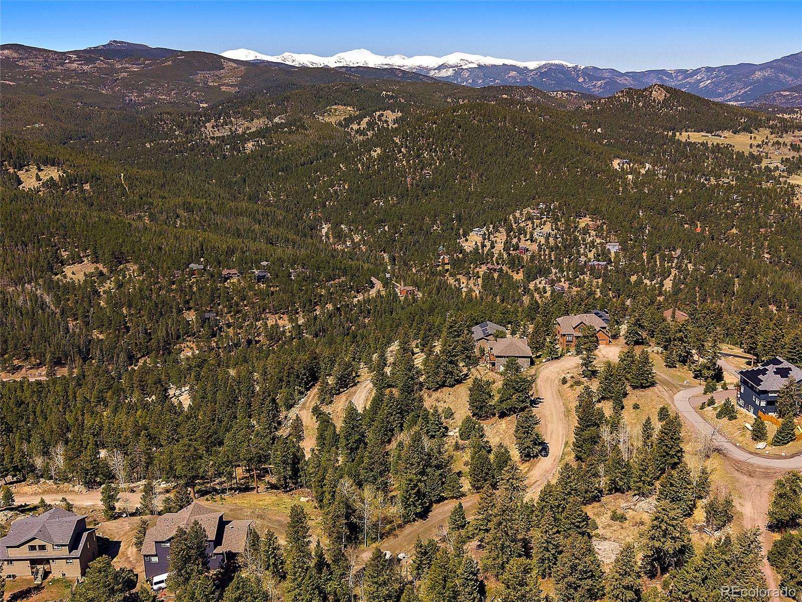Lynx Lair Road Evergreen, CO 80439 - Photo 28 of 30 a view of city and mountain