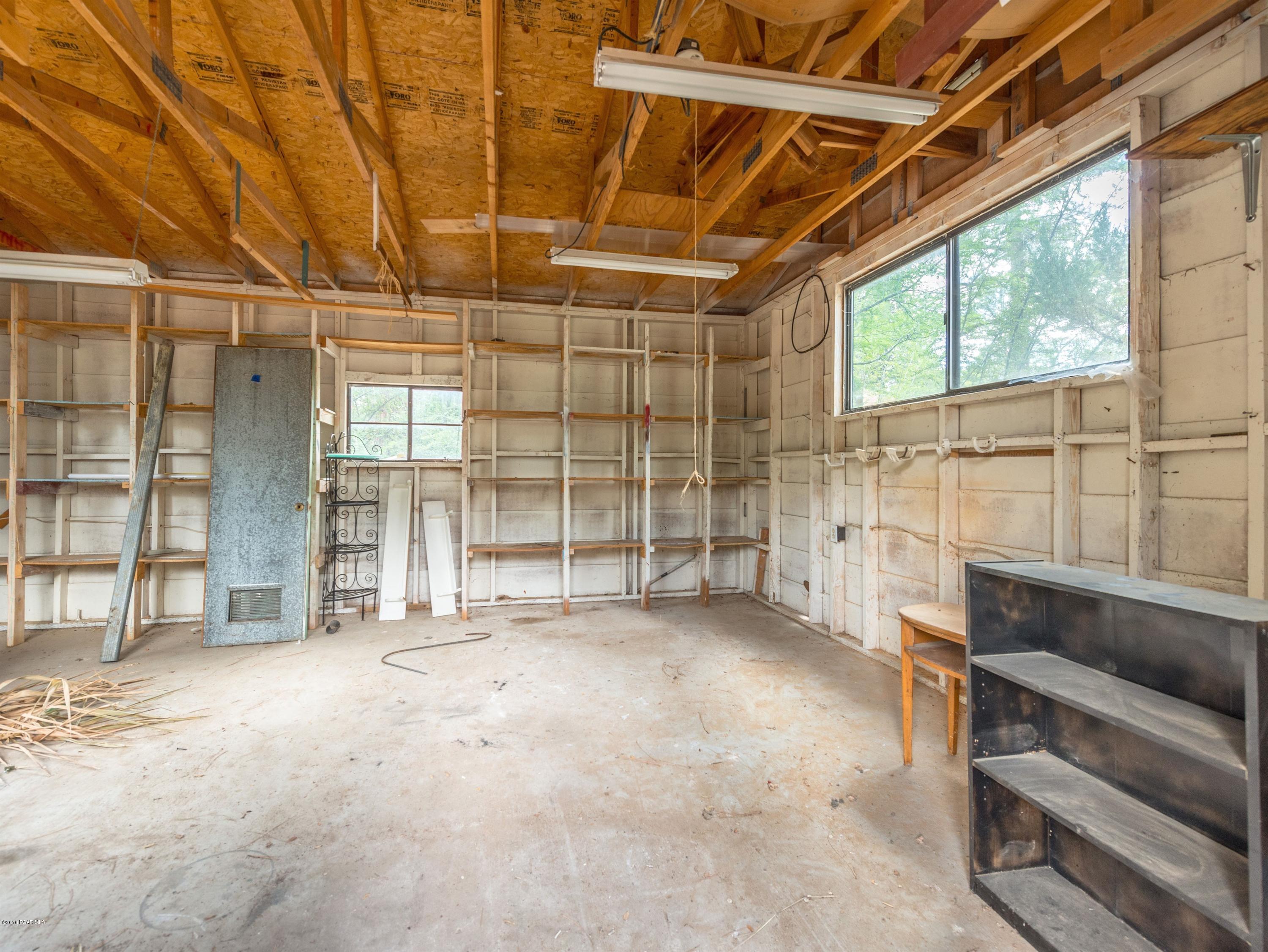 1107 Copper Basin Road Prescott, AZ 86303 - Photo 36 of 38 036_Storage Shed 1 Inside
