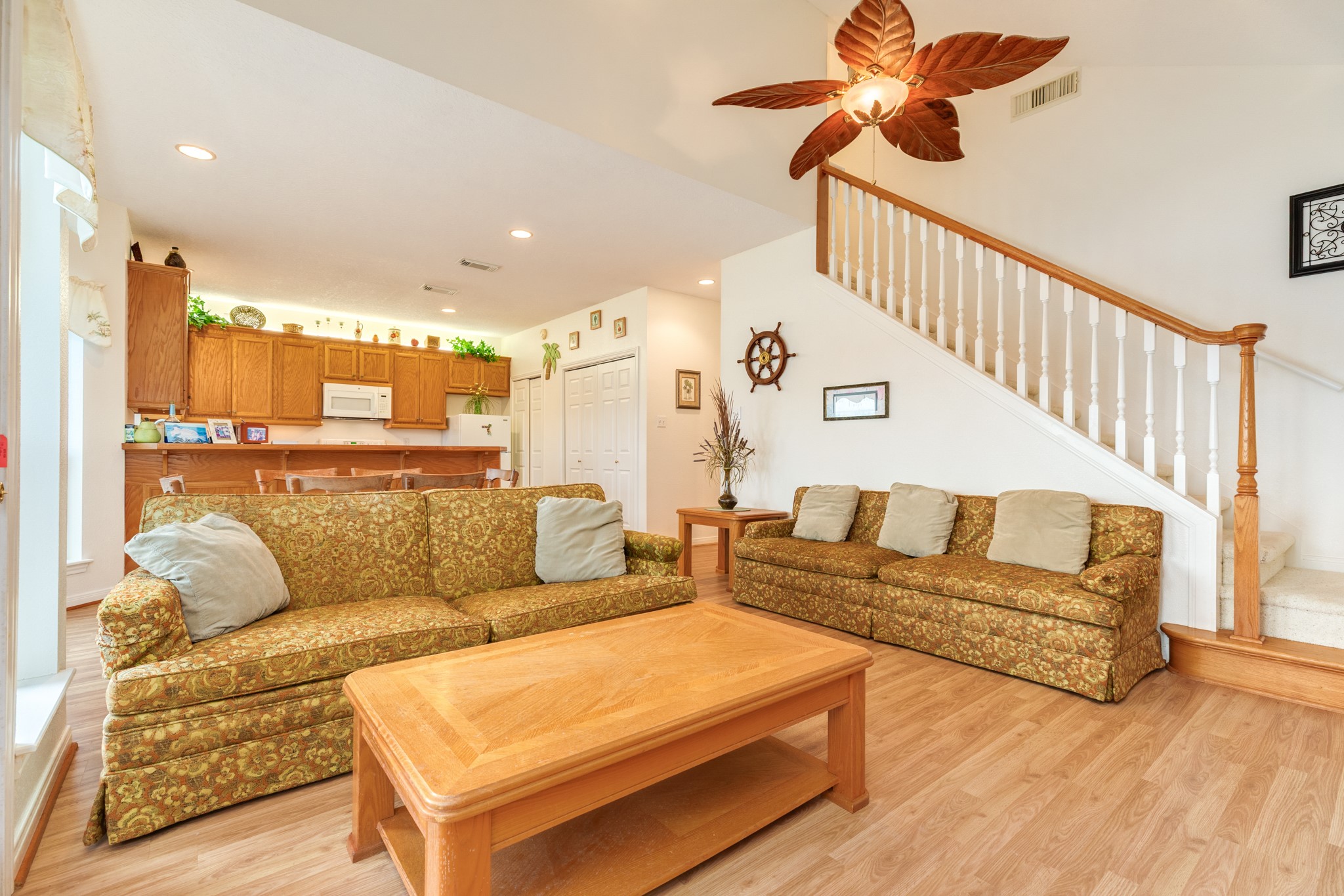 139 Driftwood Road Freeport, TX 77541 - Photo 4 of 34 a living room with furniture and a wooden floor
