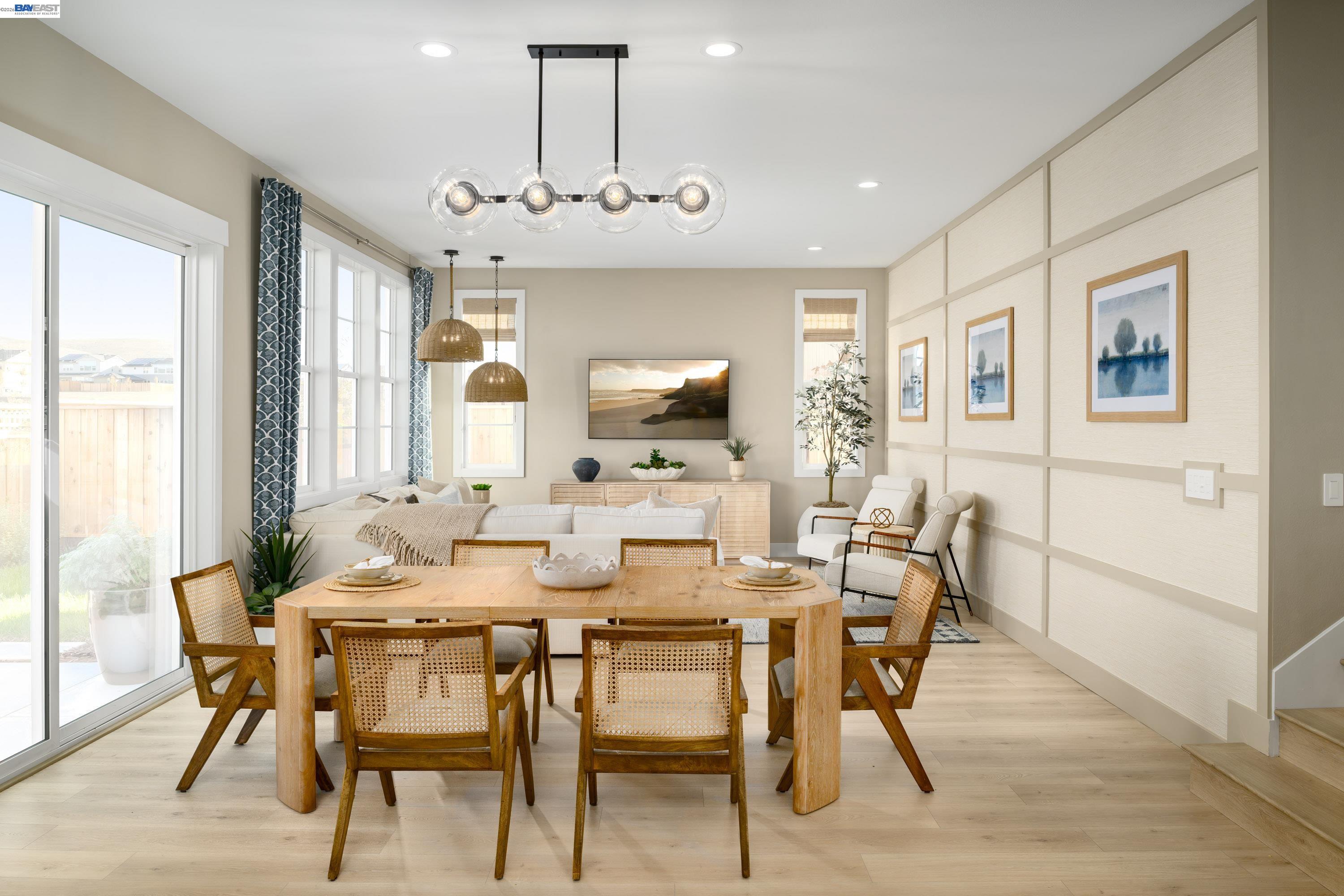 3820 Hereford Road Dublin, CA 94568 - Photo 15 of 22 a view of a dining room with furniture window and wooden floor