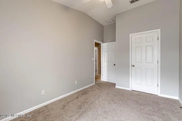 a view of an empty room