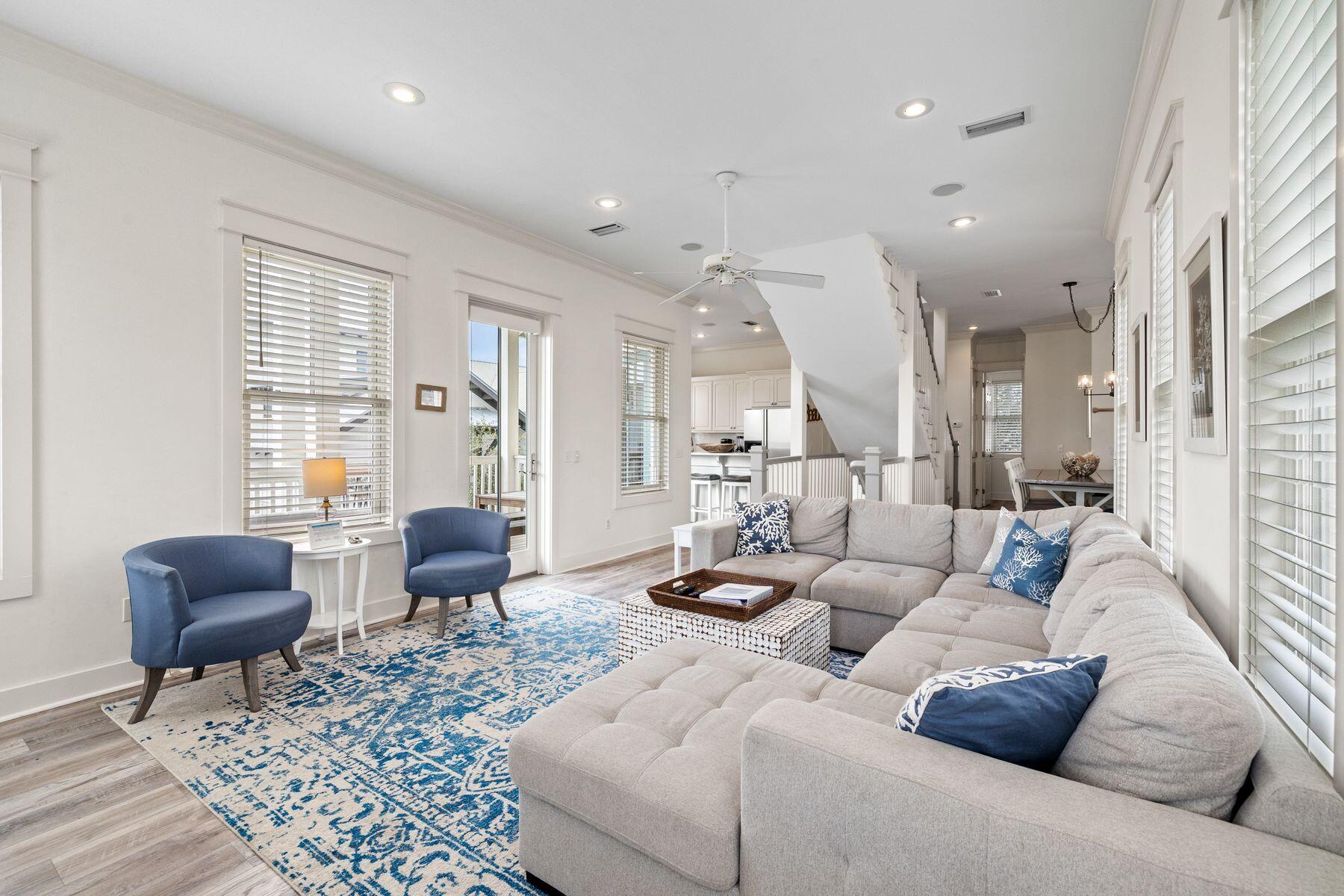48 Chelsea Loop Road Santa Rosa Beach, FL 32459 - Photo 12 of 37 a living room with furniture and a large window