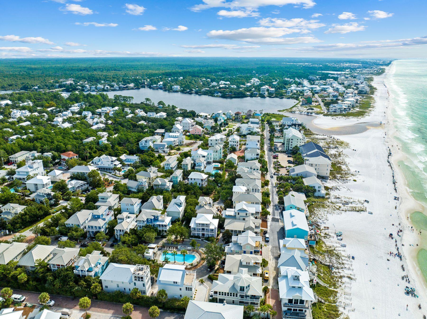 48 Chelsea Loop Road Santa Rosa Beach, FL 32459 - Photo 36 of 37 an aerial view of a city with lots of residential buildings