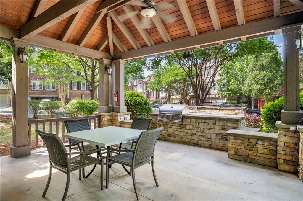2872 Overlook Way Northeast Atlanta, GA 30324 - Photo 41 of 47 a view of an outdoor sitting area