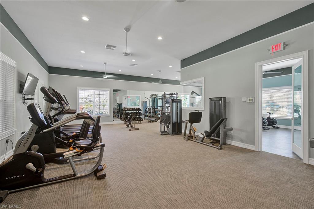 28419 Captiva Shell Loop Bonita Springs, FL 34135 - Photo 33 of 41 a view of a room with gym equipment