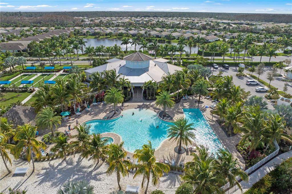 28419 Captiva Shell Loop Bonita Springs, FL 34135 - Photo 37 of 41 an aerial view of lake residential houses with outdoor space and swimming pool
