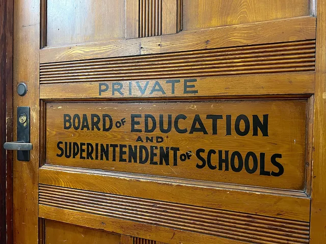 a view of a sign board