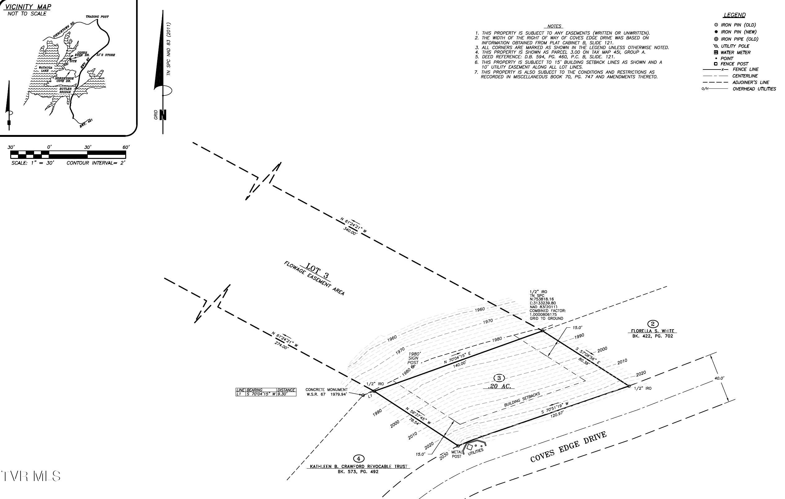 Lot 3 Coves Edge Drive, Unit 3 Butler, TN 37640 - Photo 46 of 49 Lot 3 Survey