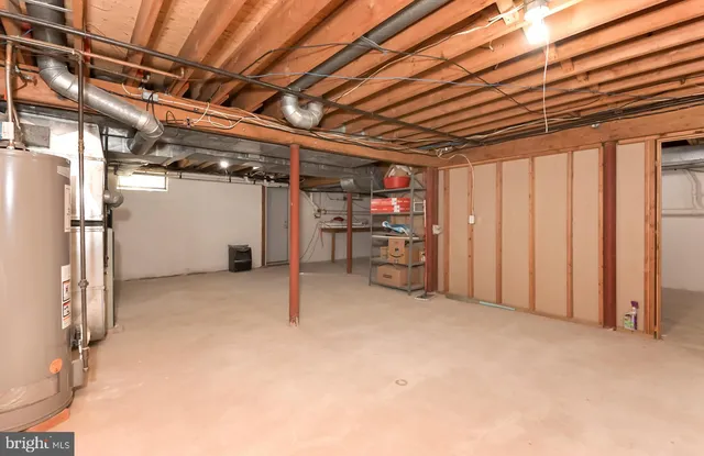 a view of a room with refrigerator