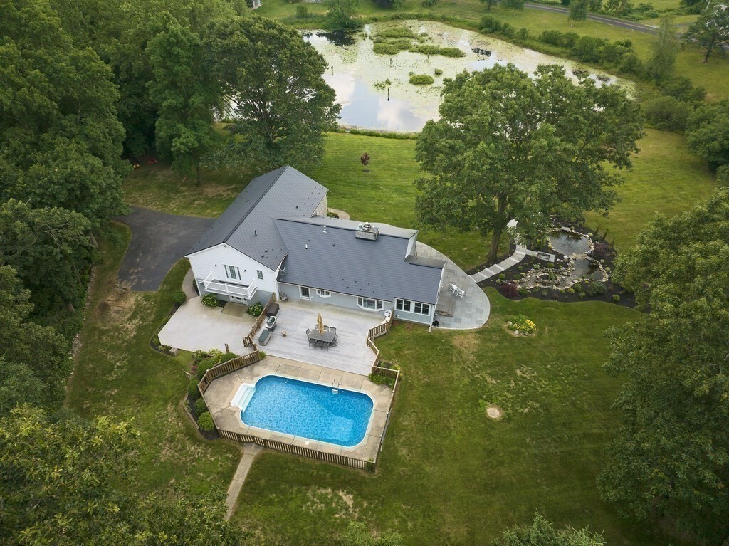 1 Corbin Road Dudley, MA 01571 - Photo 31 of 42 an aerial view of a house with outdoor space swimming pool