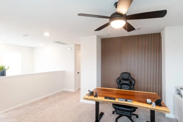 a room with furniture and a window