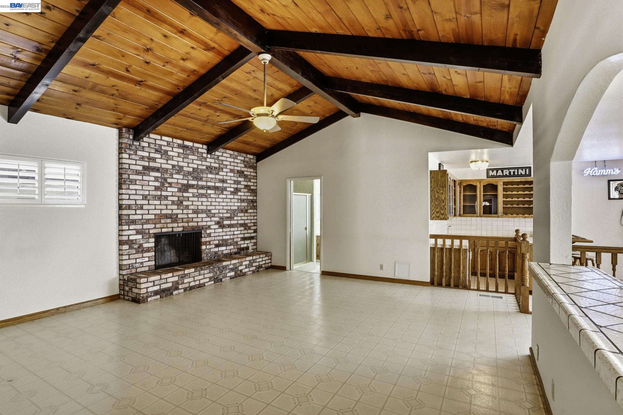 559 Cherry Way Hayward, CA 94541 - Photo 26 of 50 a view of an empty room with a fireplace