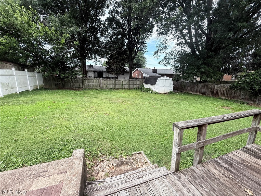 108 36th Street Vienna, WV 26105 - Photo 38 of 41 Fenced yard with Storage shed