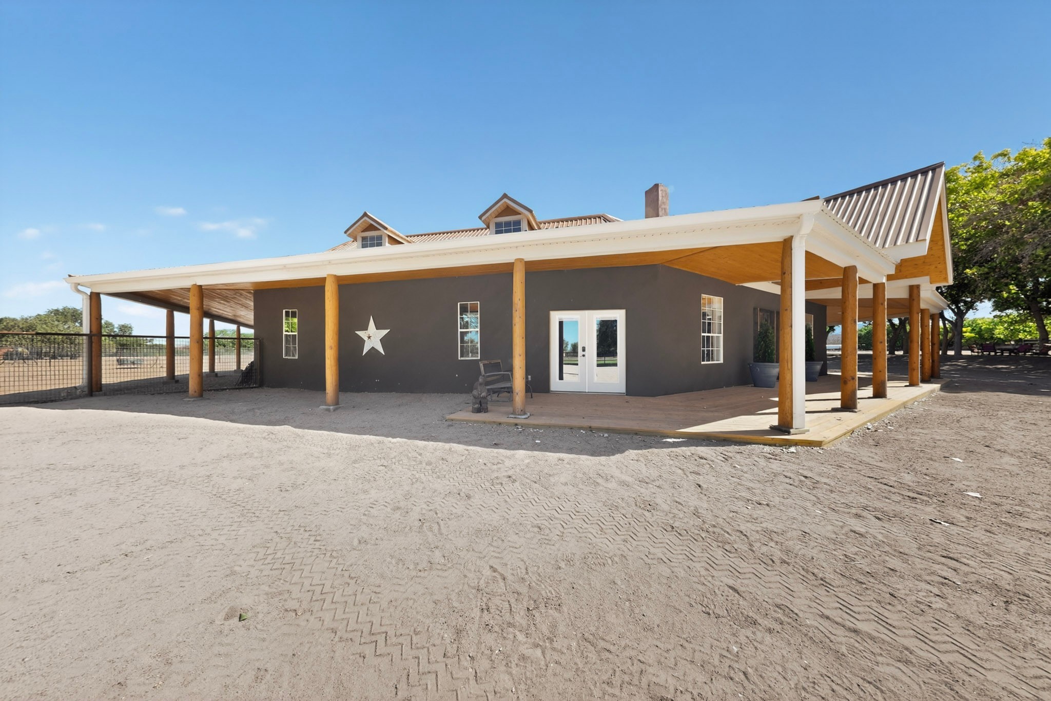 26 Schmittle Road Socorro, NM 87801 - Photo 54 of 80 Octagon shaped home view of the side entrance