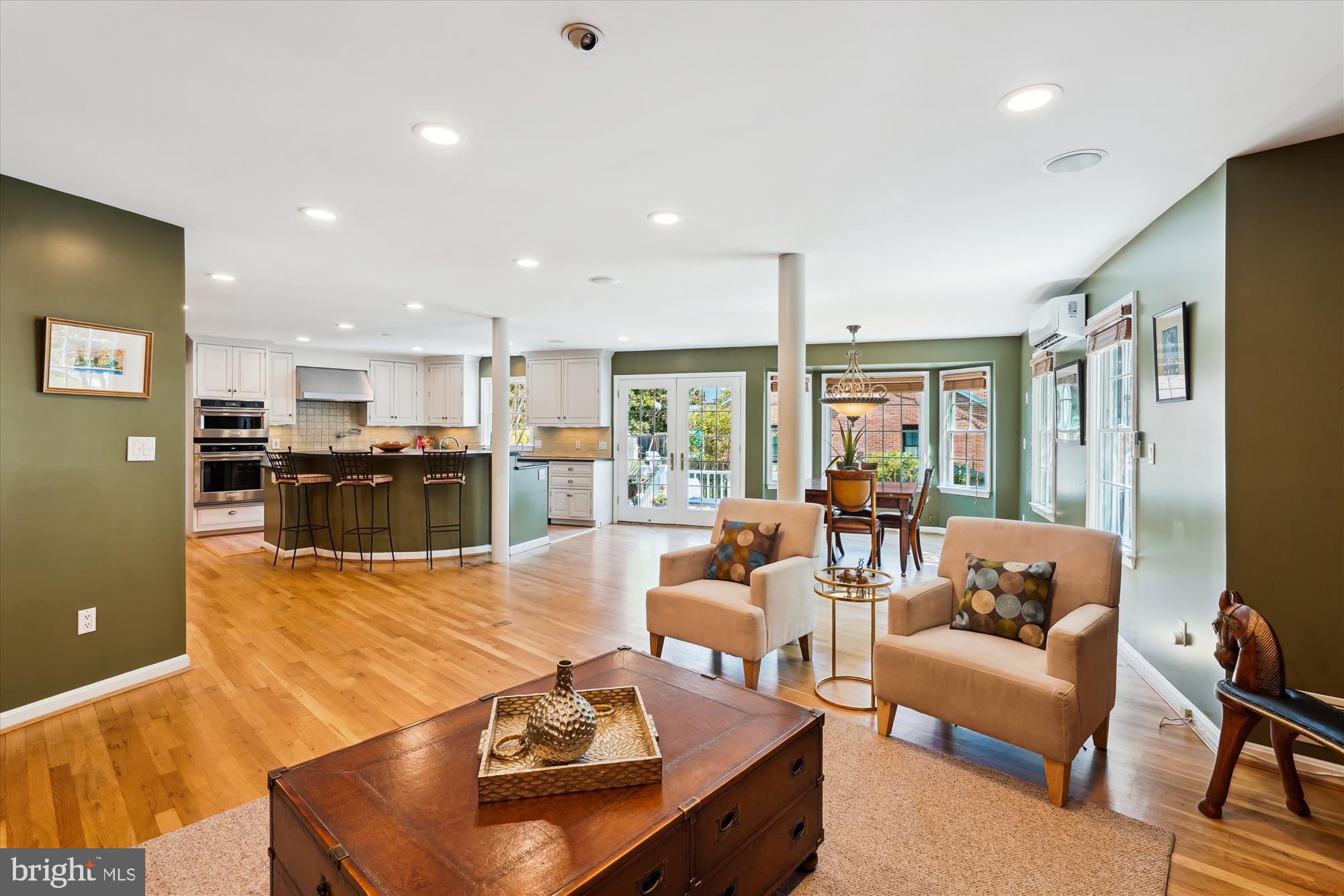7101 Old Gate Road Rockville, MD 20852 - Photo 6 of 52 a living room with furniture kitchen view and a large window
