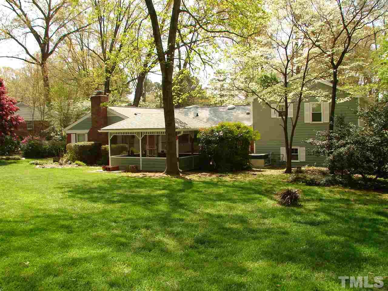 409 Vernon Terrace Raleigh, NC 27609 - Photo 17 of 23 Beautiful Backyard to Enjoy with Family & Friends ! Almost half acre (0.48 acres).