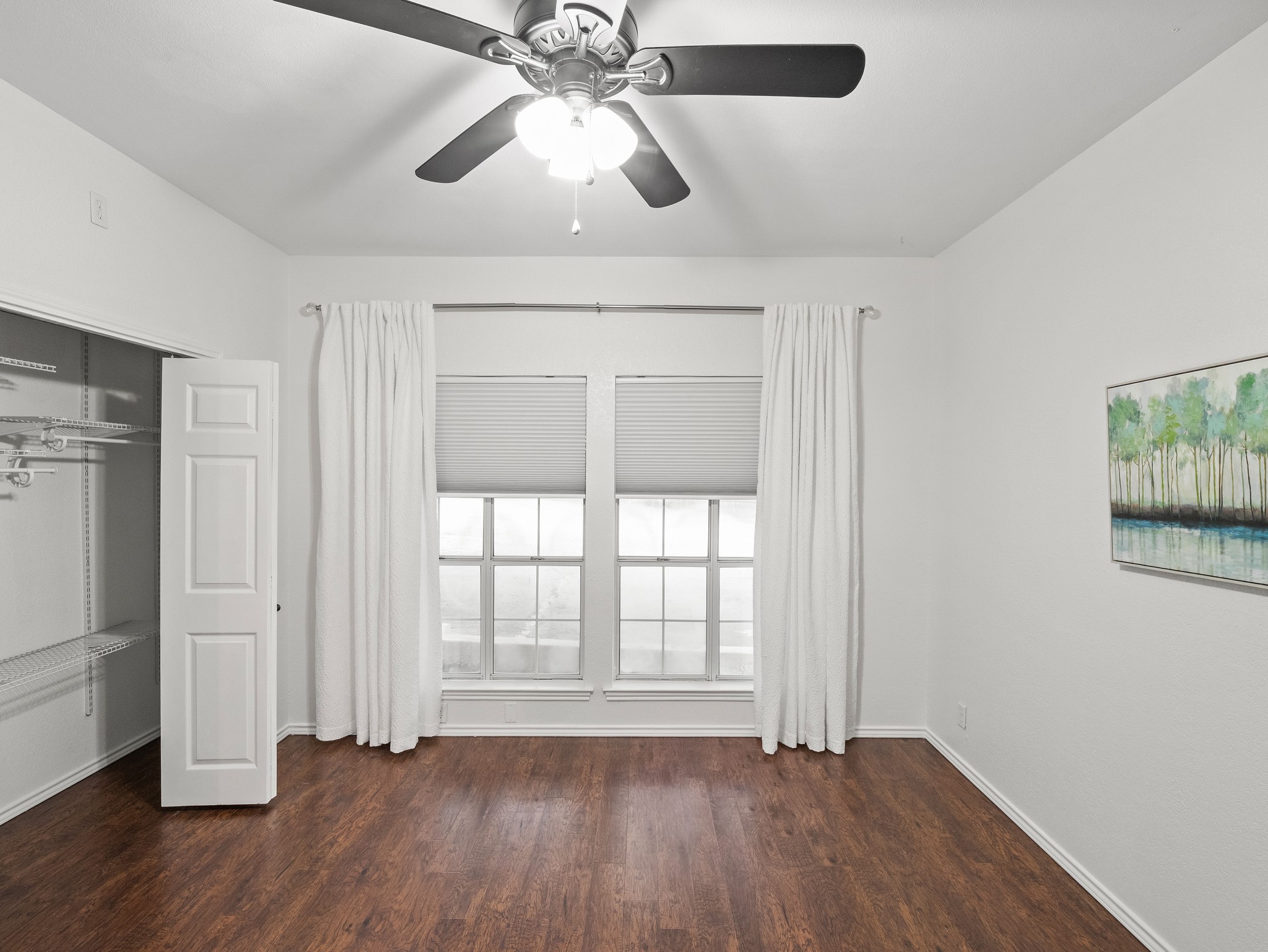 3809 Spicewood Springs Road, Unit 137 Austin, TX 78759 - Photo 15 of 34 Bedroom 2 easily accomodates a King size bed and features a large closet