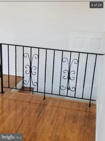 a view of a dining room with furniture and window
