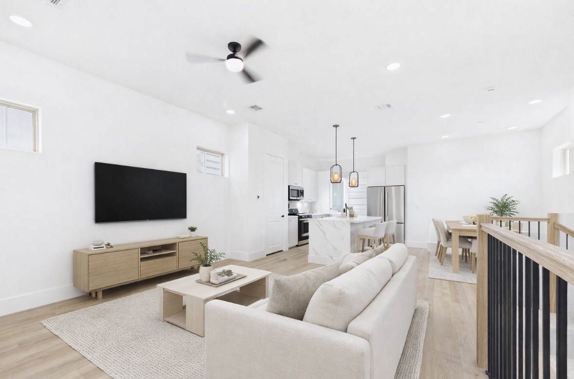 5318 Terry Street Houston, TX 77009 - Photo 1 of 28 Virtually staged - Spacious living area