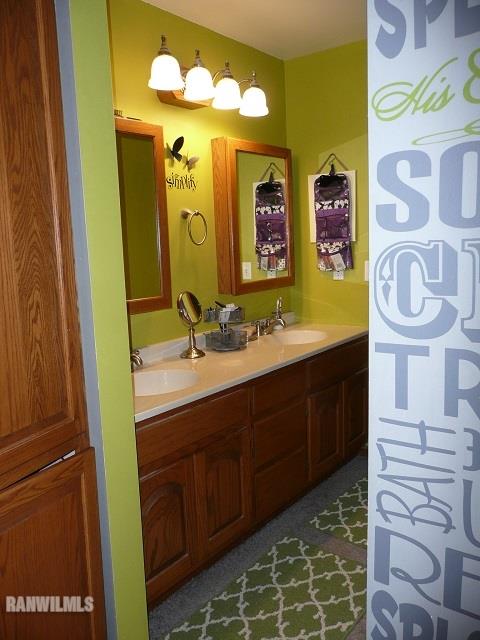 6570 West Cook Road Lena, IL 61048 - Photo 28 of 58 a bathroom with a sink and a mirror