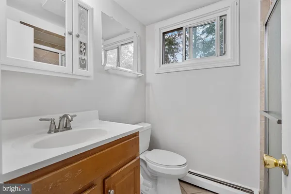 a bathroom with a sink and a toilet