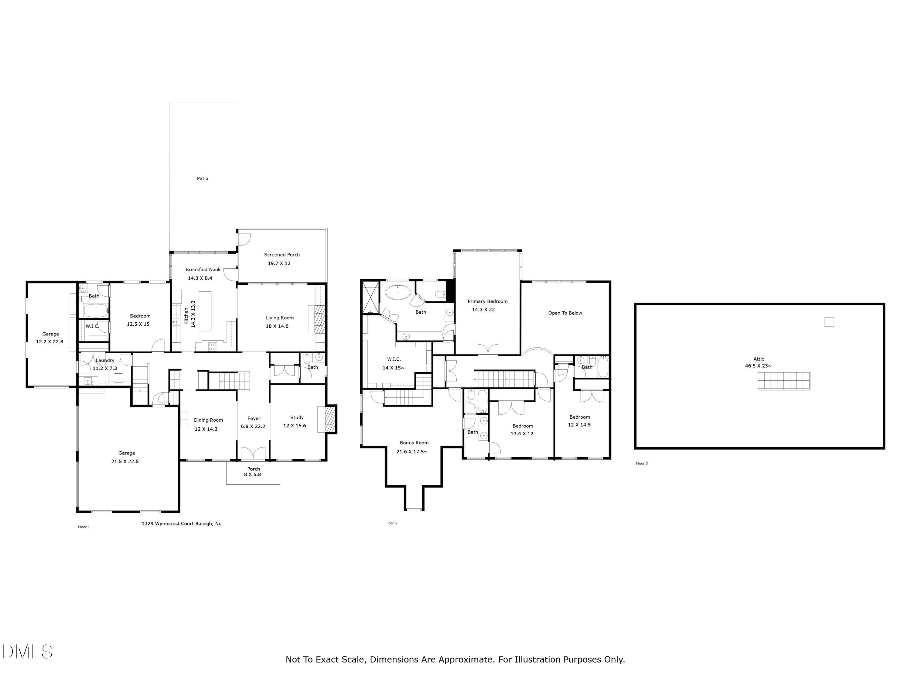 1329 Wynncrest Court Raleigh, NC 27603 - Photo 64 of 64 all_floors_1329_wynncrest_court_raleigh_