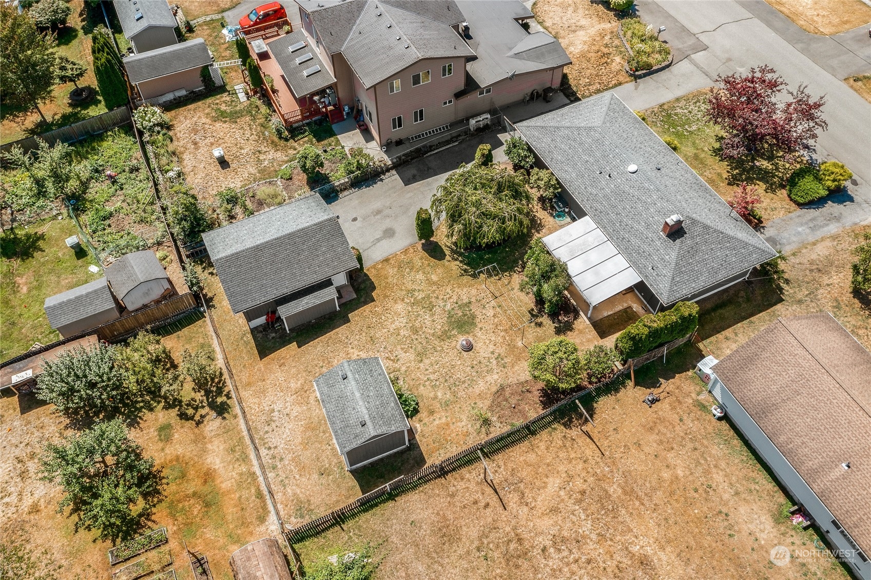 7623 Tyee Road Everett, WA 98203 - Photo 32 of 37 an aerial view of a house with a yard