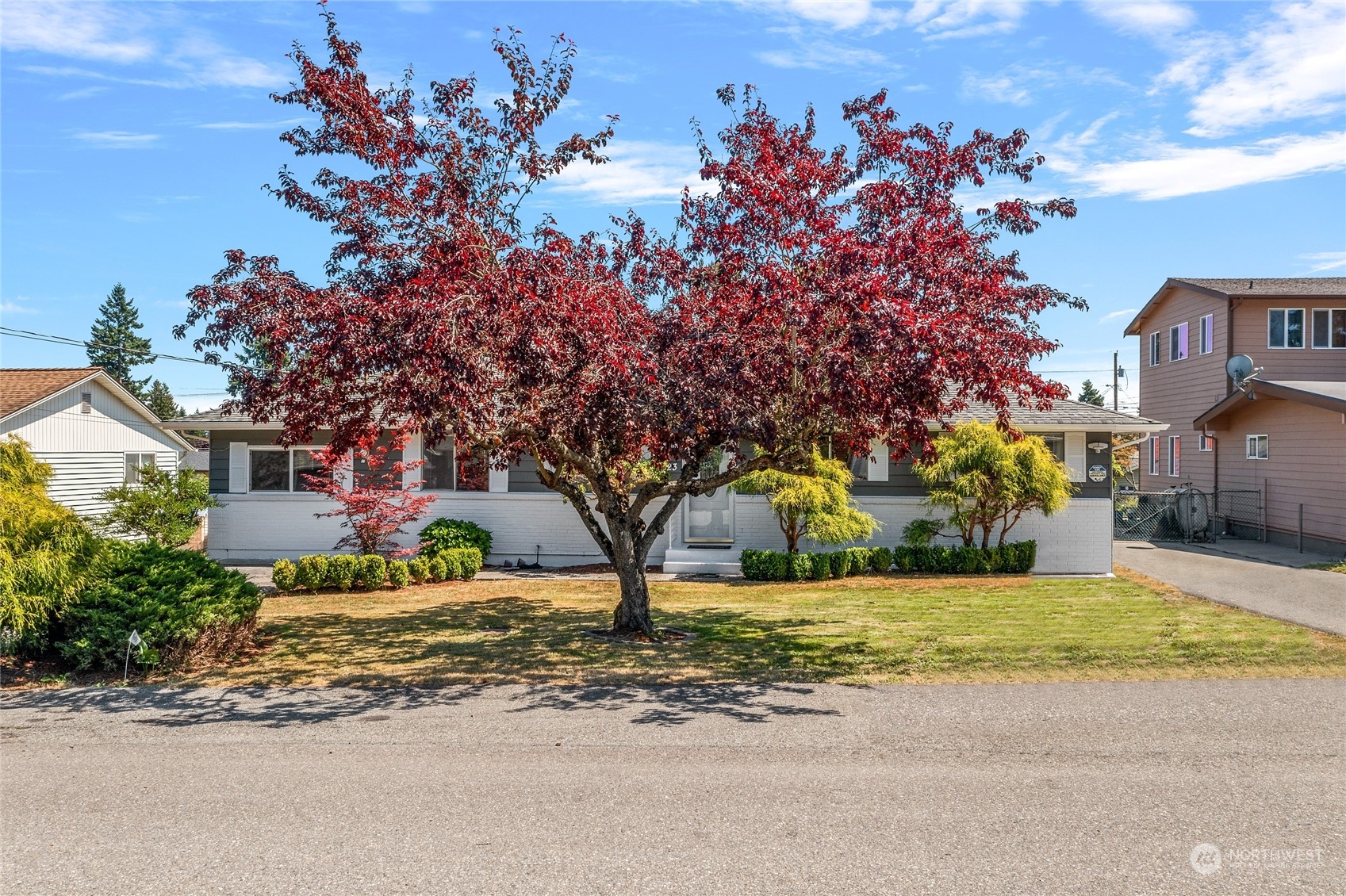 7623 Tyee Road Everett, WA 98203 - Photo 36 of 37 a view of a house with a tree and a yard