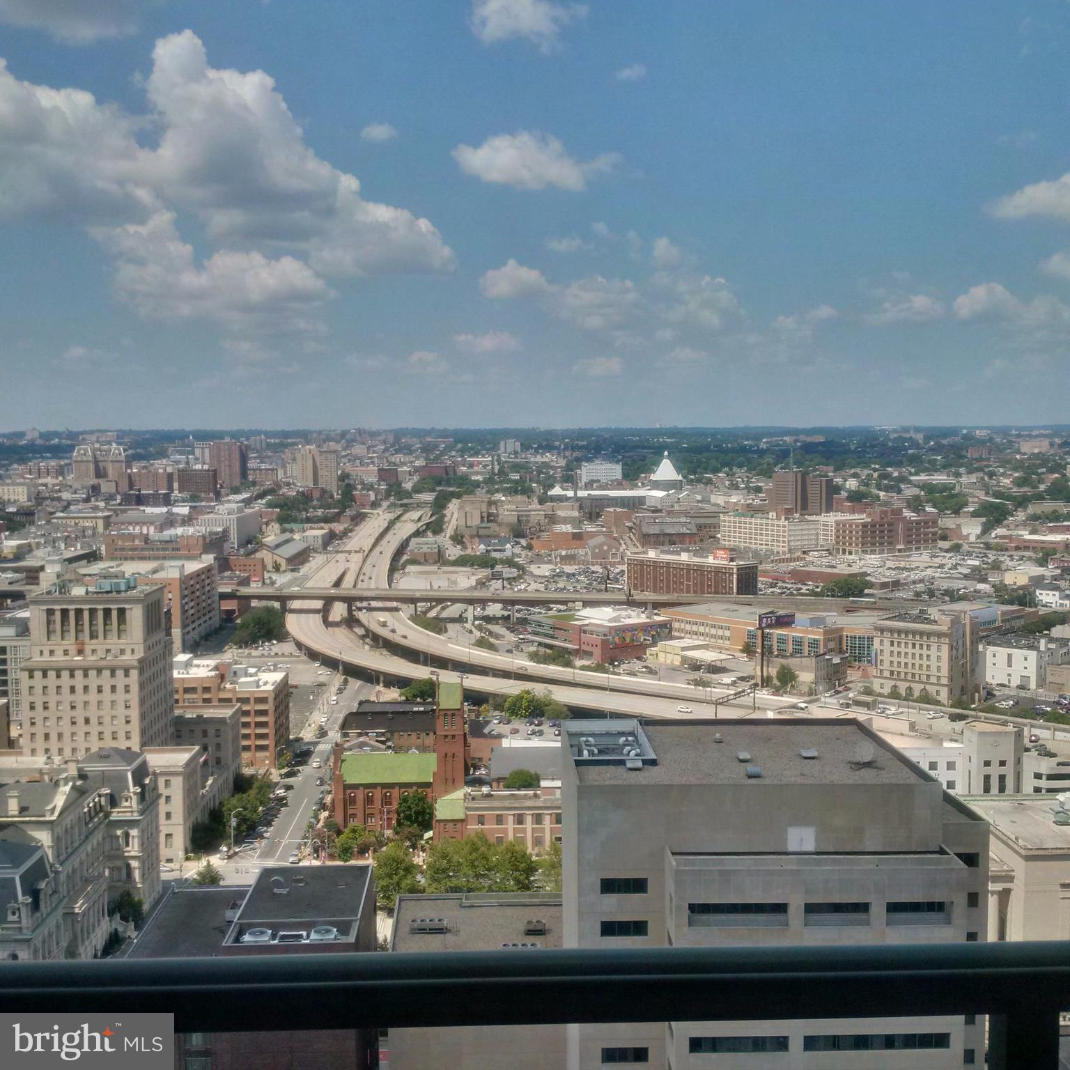 414 Water Street, Unit 3006 Baltimore, MD 21202 - Photo 9 of 14 Balcony View North