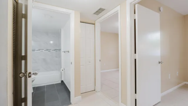 a view of an empty room