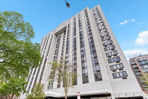 front view of a tall building