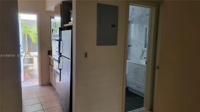 a view of front door