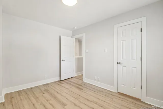 a view of an empty room