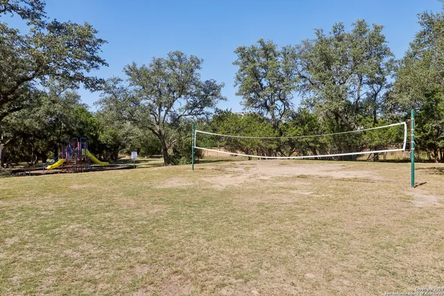 a view of yard with trees