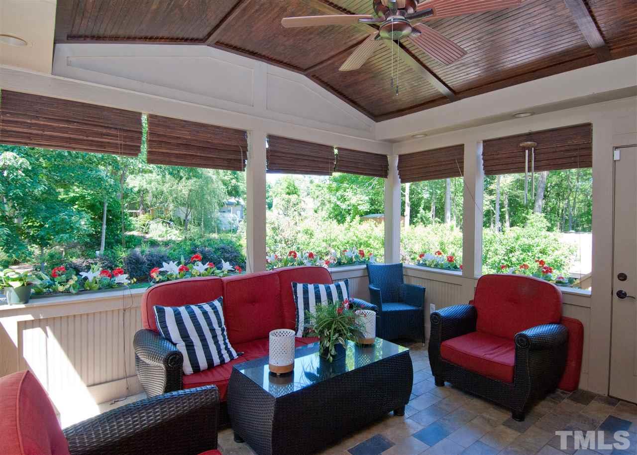 520 Smokeridge Lane Raleigh, NC 27615 - Photo 22 of 25 a outdoor living space with furniture and garden view