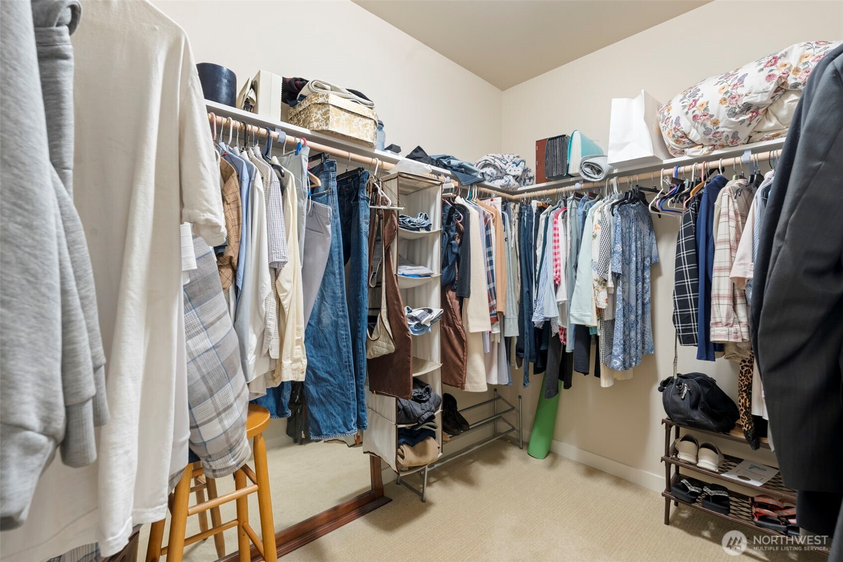 71 East Hemlock Court Union, WA 98592 - Photo 16 of 32 a view of walk in closet with clothes