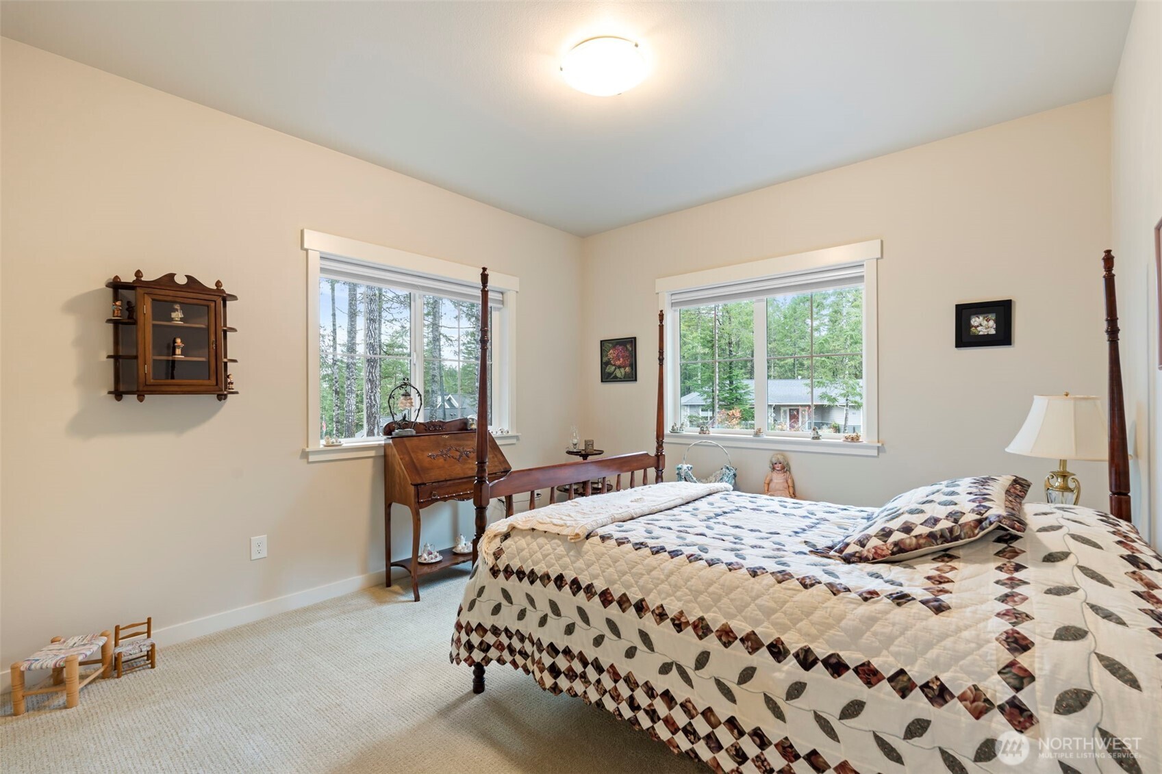 71 East Hemlock Court Union, WA 98592 - Photo 17 of 32 a bedroom with a bed and a window