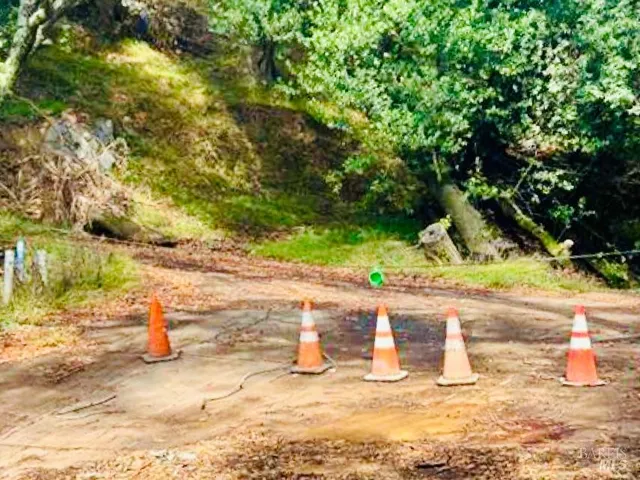 a view of small yard