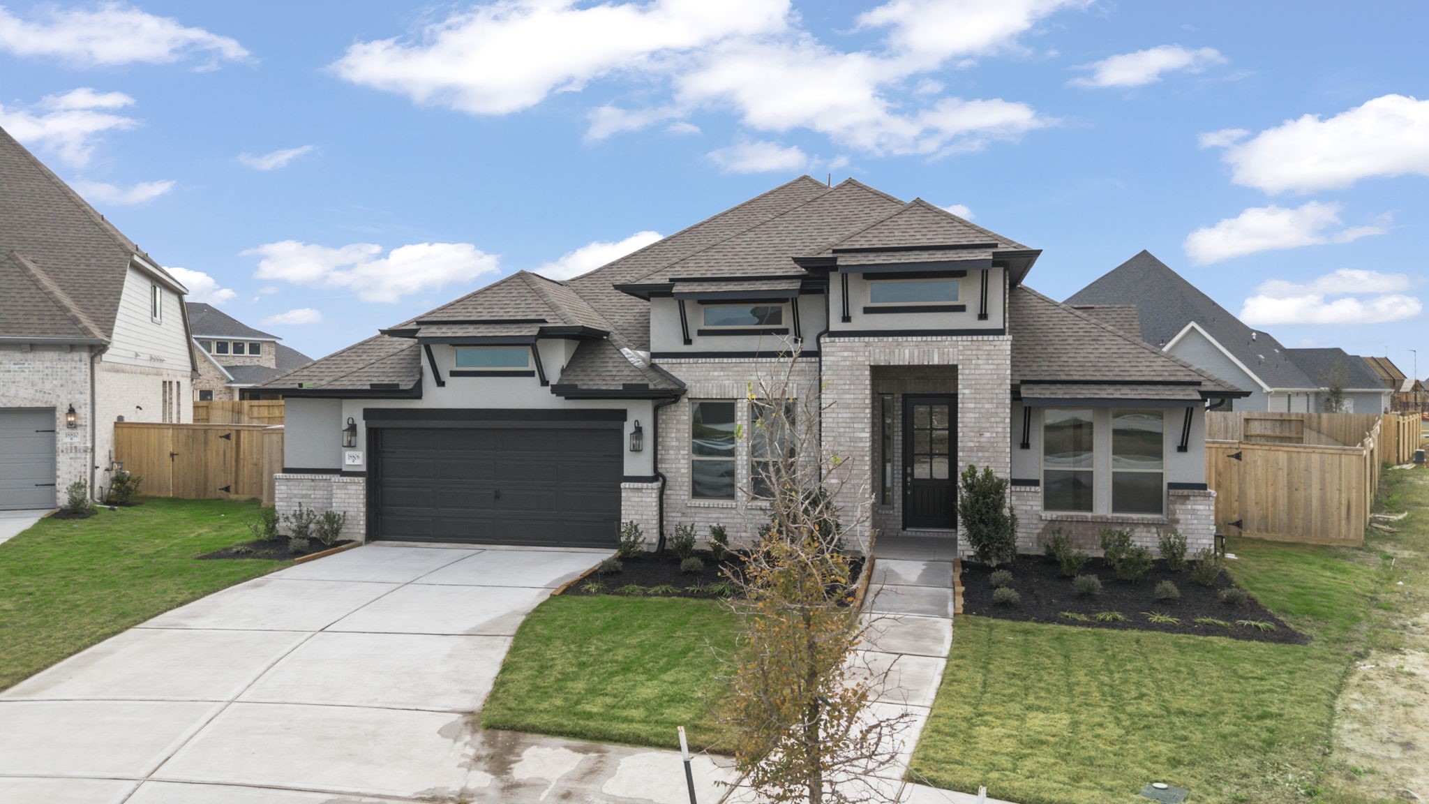 18806 Forested Street Manvel, TX 77578 - Photo 30 of 35 front view of a house with a yard