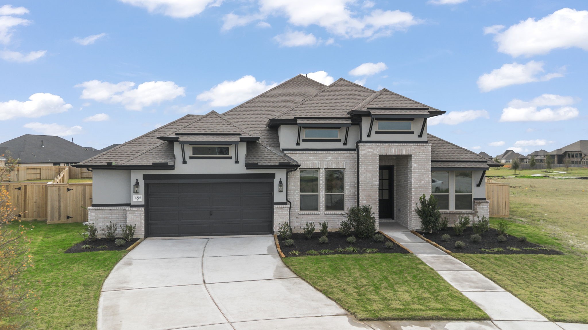 18806 Forested Street Manvel, TX 77578 - Photo 31 of 35 a front view of a house with a yard