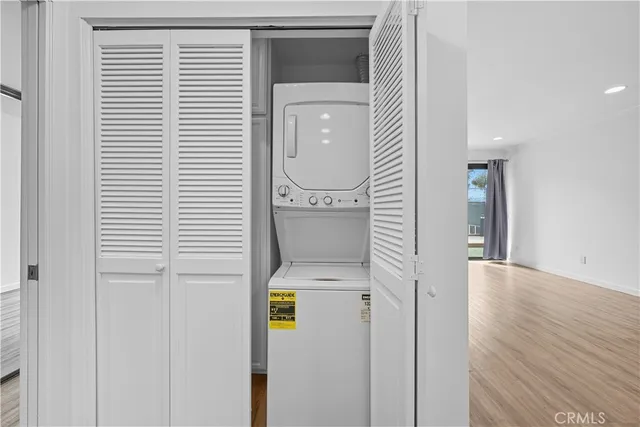 a utility room with a window